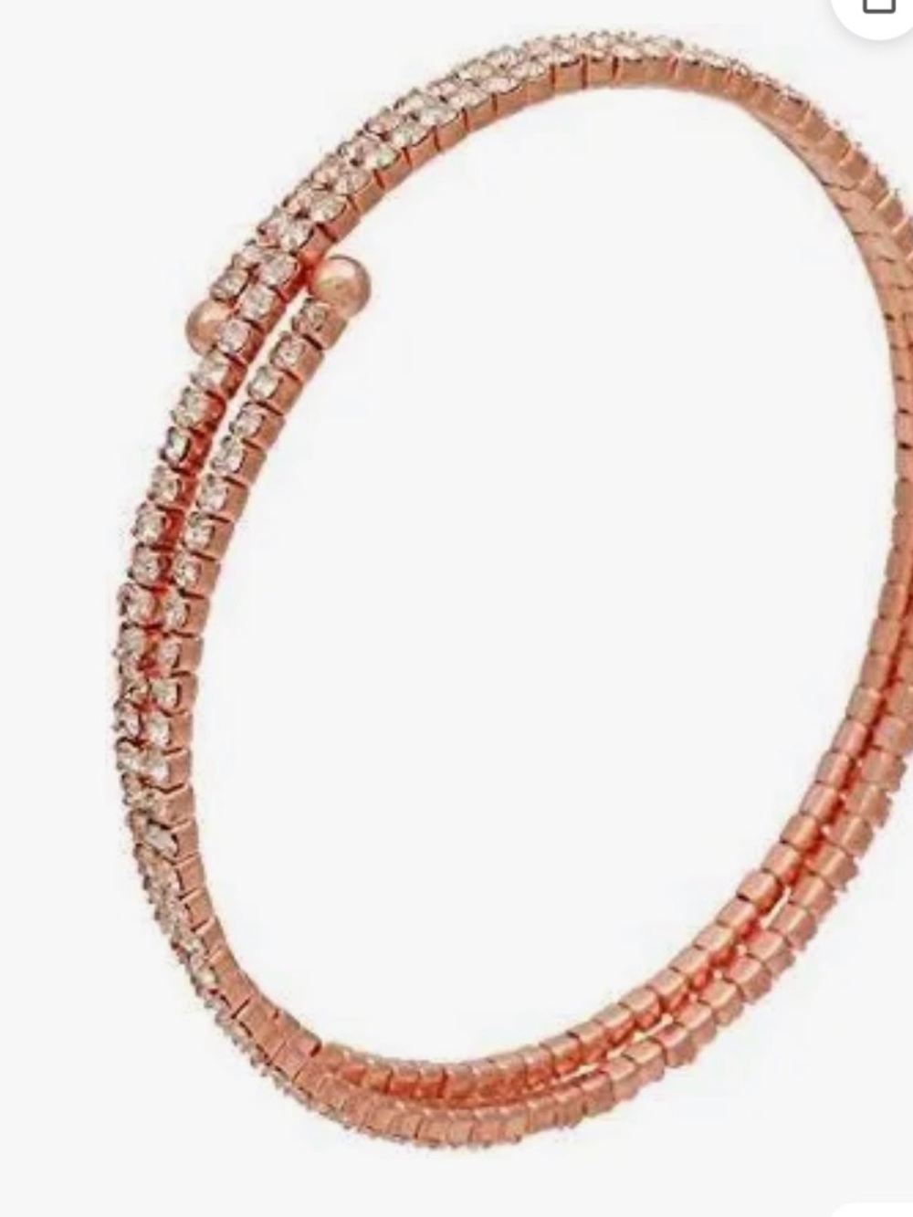 Rose Gold Crystal Bracelet